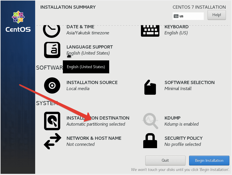 подтвердим автоматическое разбиение диска