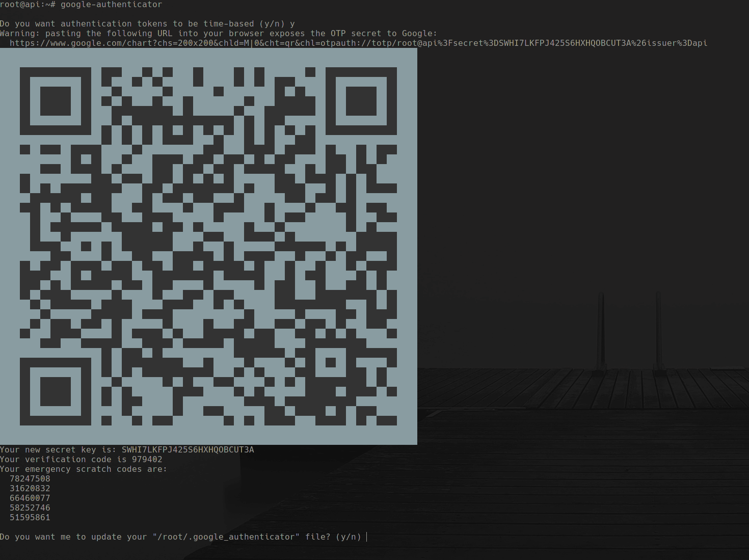 google-authenticator 