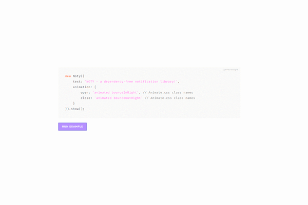 Уведомления на сайте - Noty.js V3