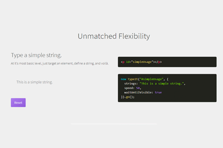 Анимация набора текста - TypeIt